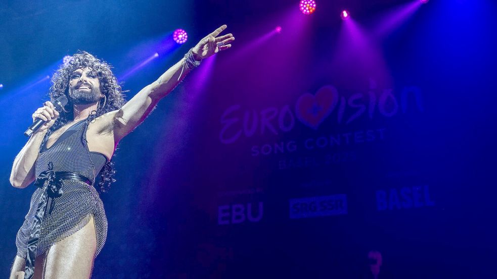 Conchita Wurst blieb dem ESC seit dem Sieg von 2014 treu. (Archivbild) Foto: Peter Schneider/KEYSTONE/dpa