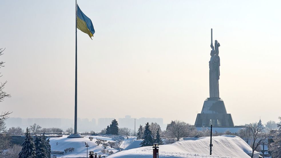 Strenges Frostwetter hat die ukrainische Hauptstadt im Griff. Foto: Efrem Lukatsky/AP/dpa