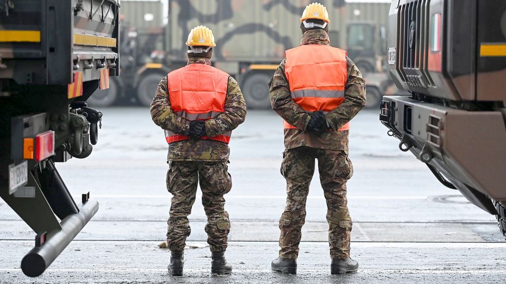 Insgesamt sind elf Nato-Länder an dem Manöver beteiligt. Foto: Lars Penning
