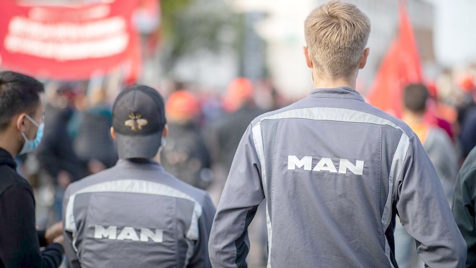 Beim Bus- und Lastwagenhersteller MAN gibt es eine Einigung zum geplanten Stellenabbau. Foto: Daniel Karmann