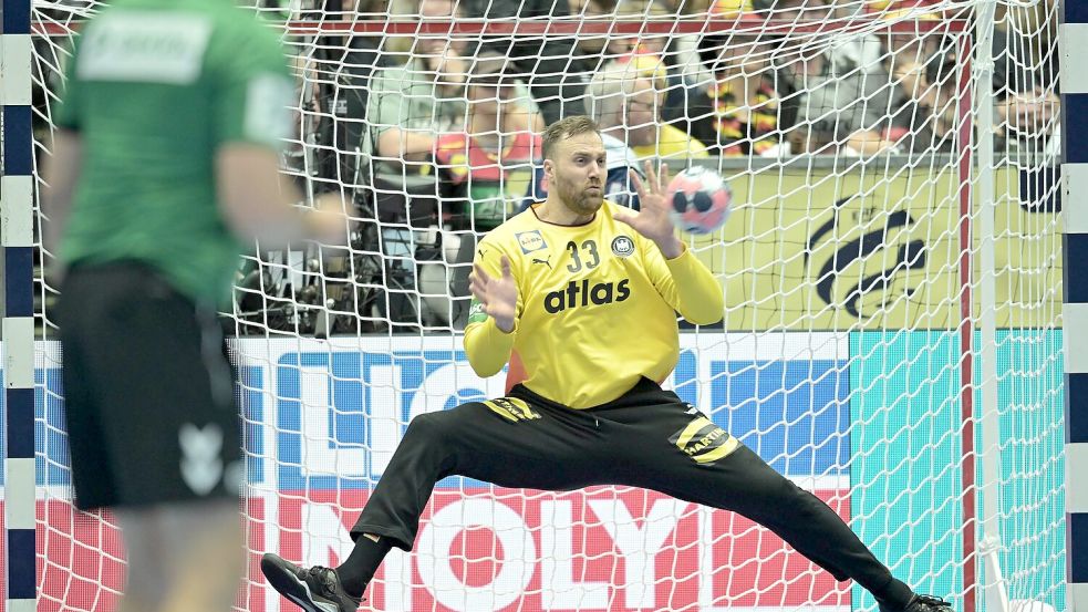 War ein starker Rückhalt der DHB-Auswahl: Torwart Andreas Wolff. Foto: Sina Schuldt