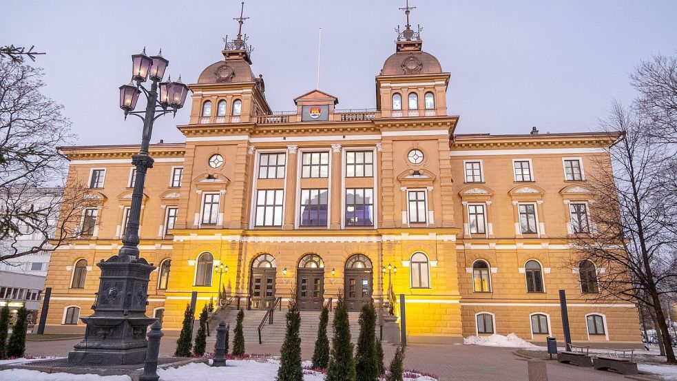 Die nordfinnische Stadt Oulu feiert den Beginn des Jahres als Kulturhauptstadt. Foto: Topi Paananen/Oulu2026/dpa
