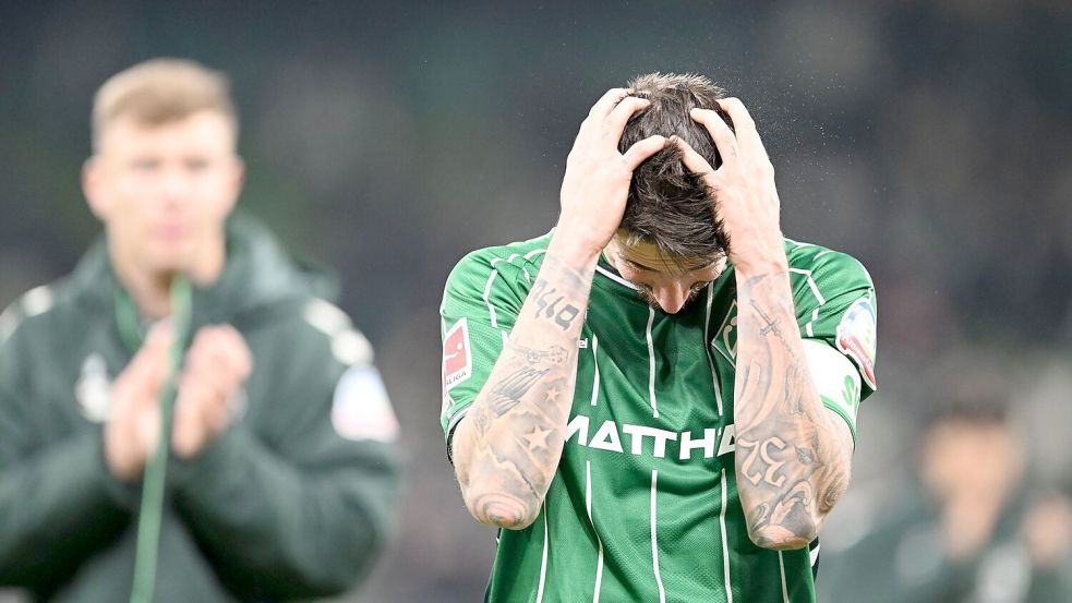 Bremen gibt den Sieg gegen Frankfurt aus der Hand. Foto: --