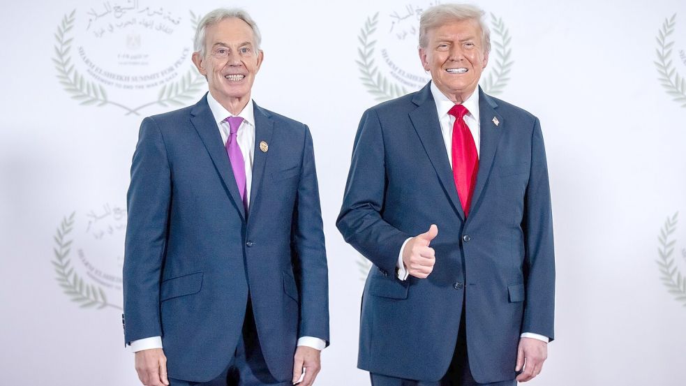 Jetzt steht fest, wer in Trumps „Friedensrat“ für Gaza sitzt (Archivbild). Foto: Michael Kappeler/dpa