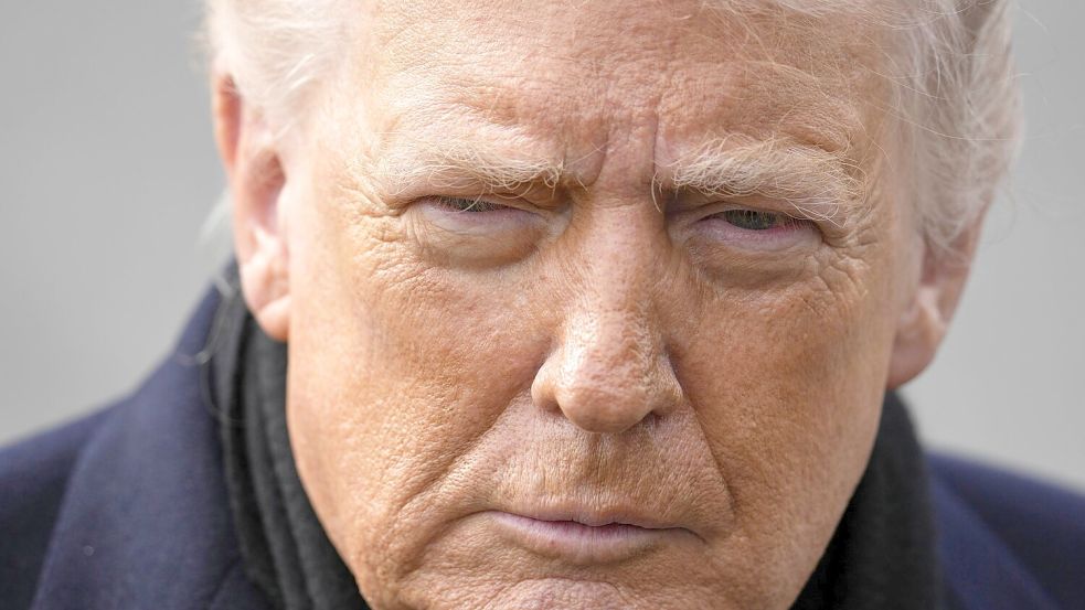 Trump kündigt Zölle unter anderem gegen Deutschland an - wegen des Grönland-Konflikts. (Archivbild) Foto: Alex Brandon/AP/dpa