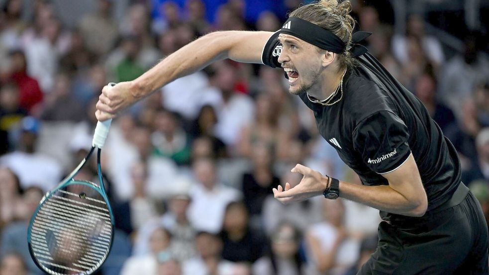 Alexander Zverev steht in Melbourne in Runde drei. Foto: James Ross