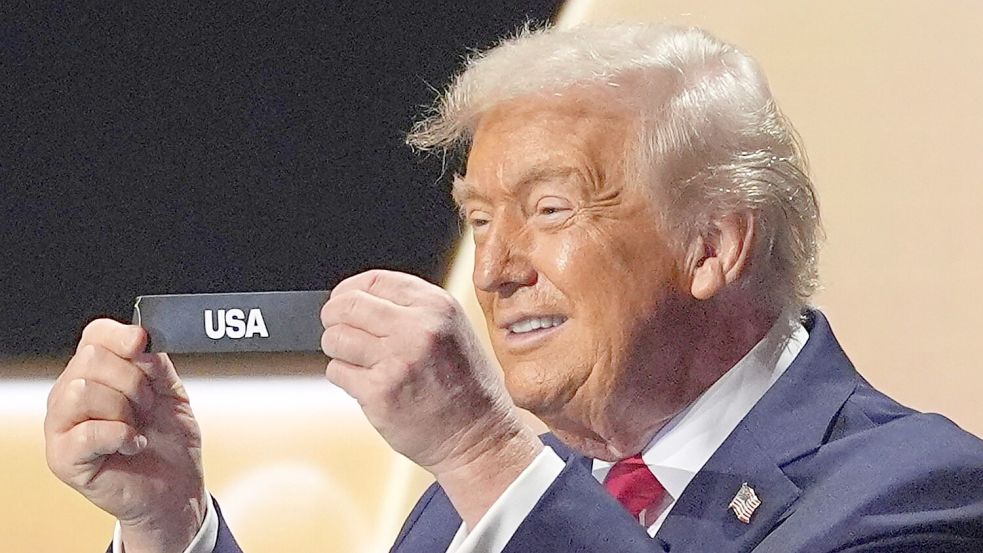 Der Grönlandkonflikt führt zu einer Debatte über einen WM-Boykott. (Archivbild) Foto: Jacquelyn Martin/AP/dpa