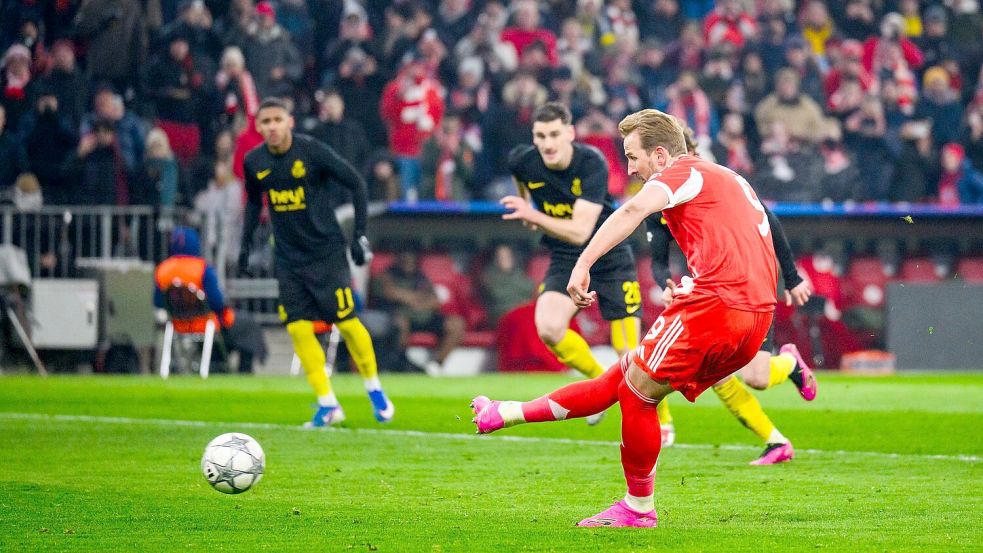 Sicher vom Punkt beim ersten Elfmeter: Harry Kane. Foto: Tom Weller