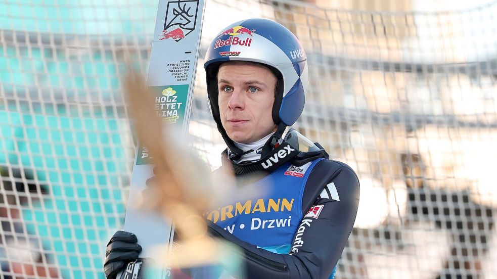 Frust in Oberstdorf: Andreas Wellinger ist bei der Flug-WM nicht dabei. (Archivbild) Foto: Daniel Karmann