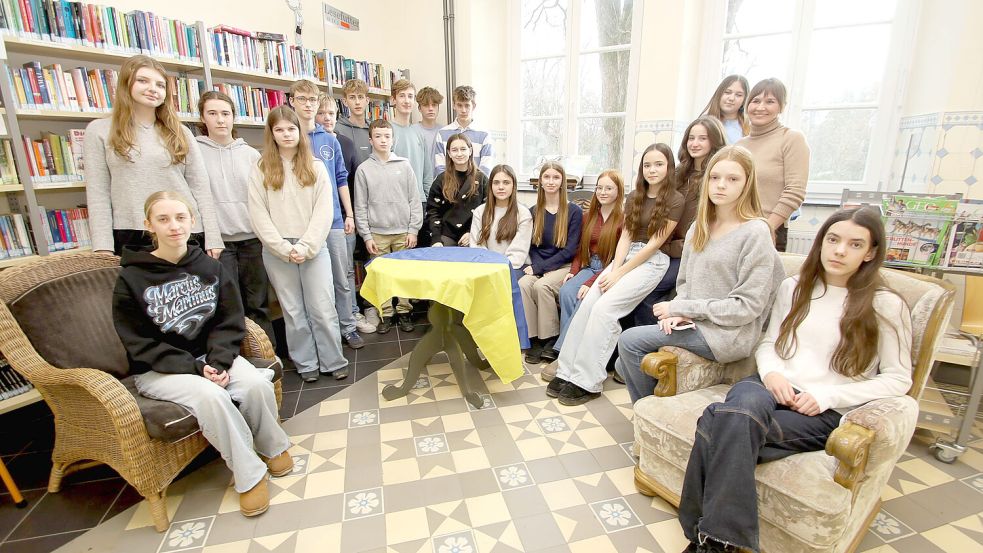 Chillen – das kennen Osnabrücker Jugendliche genauso wie ihre Altersgenossen aus der Ukraine. Zusammen abhängen, das geht nun durch die neue Partnerschaft der Angelaschule. Foto: Thomas Wübker