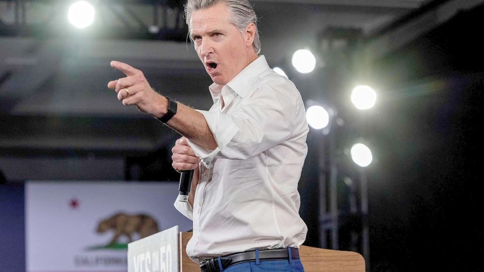 Hoffnungsträger der US-Demokraten: Gavin Newsom, Gouverneur von Kalifornien. Foto: Jill Connelly / GETTY IMAGES NORTH AMERICA / Getty Images via AFP