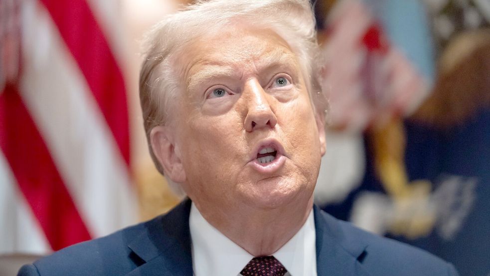 Zuletzt sorgten neue Zolldrohungen von Donald Trump im Grönland-Konflikt für Unsicherheit an den Börsen (Archivild) Foto: Mark Schiefelbein/AP/dpa