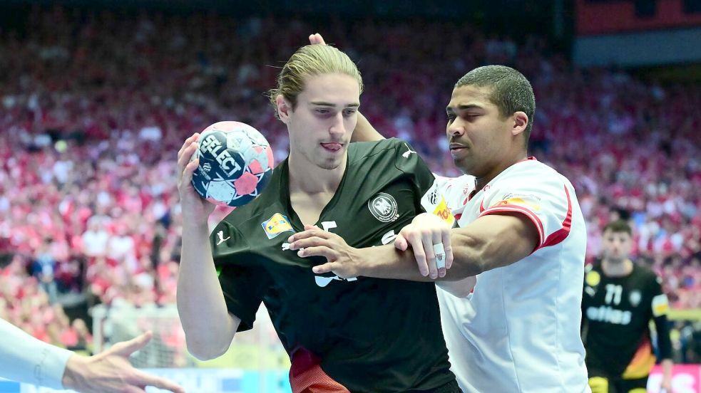 Spielmacher Juri Knorr enttäuscht bei dieser EM fast durchweg. Foto: Sina Schuldt