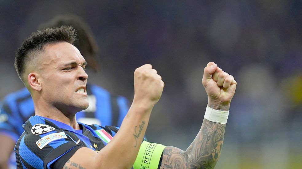 Lautaro Martínez ist in Italien derzeit der beste Torjäger. (Archivbild) Foto: Spada/LaPresse/AP/dpa