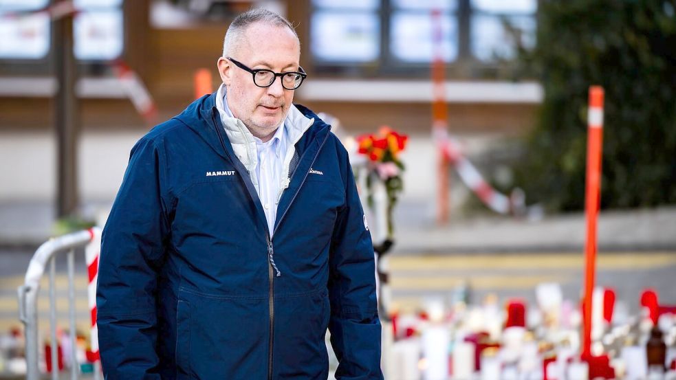 „Ich weine jeden Tag“: Der Gemeindepräsident von Crans-Montana, Nicolas Féraud. (Archivbild) Foto: Jean-Christophe Bott