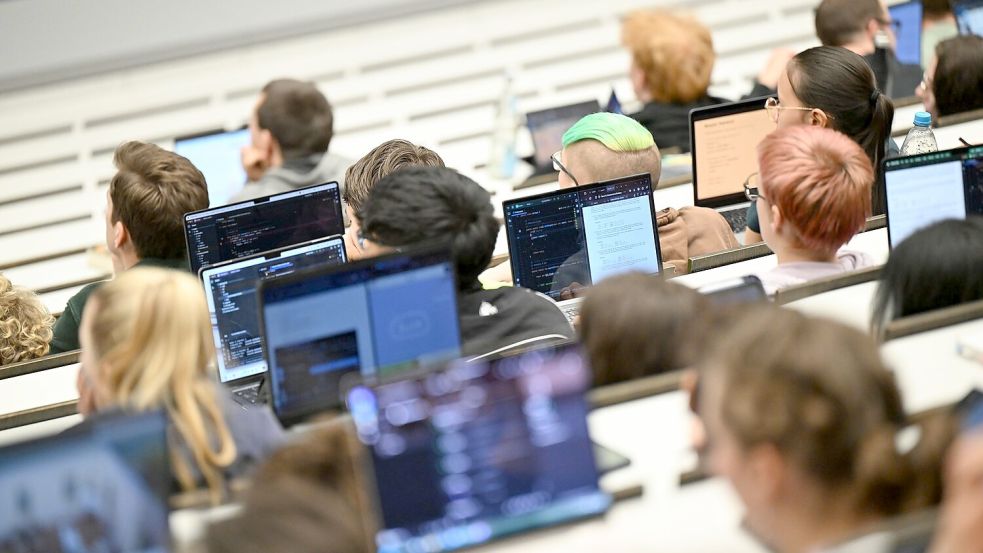 Informatik-Vorlesung in Tübingen Foto: Bernd Weißbrod