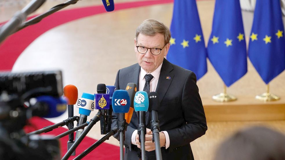 „Diese heute getroffene Entscheidung ist ein starkes politisches Signal – und ein überfälliges“, sagt der deutsche Außenminister Johann Wadephul. Foto: Geert Vanden Wijngaert/AP/dpa