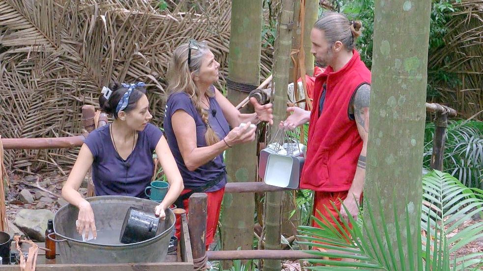 Die Schauspielerin hatte sich im Camp auf Gil Ofarim eingeschossen. Foto: RTL/dpa