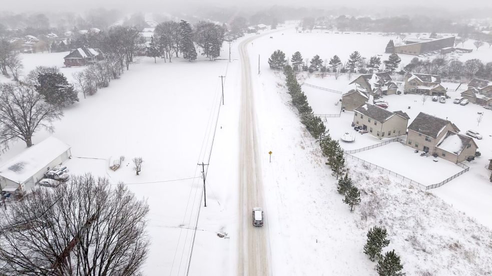 Vielerorts gab es in den USA massive Schneefälle. Foto: Walter G. Arce Sr.