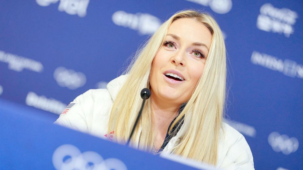 Lindsey Vonn hofft trotz schwerer Verletzung auf einen Olympia-Coup. Foto: Michael Kappeler