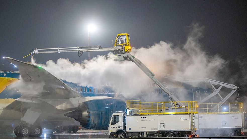 Der Flugverkehr war zeitweilig eingestellt. Foto: Florian Wiegand