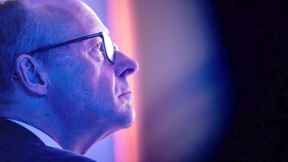 Bundeskanzler Friedrich Merz (CDU) hatte bei einem Besuch in Brandenburg gesagt, die Zahl der Asylerstanträge sei rückläufig, „aber wir sehen das Problem natürlich weiterhin im Stadtbild“. Später hatte er seine Aussage präzisiert. (Archivbild Foto: Boris Roessler