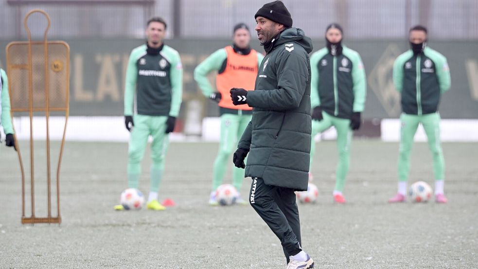 Der neue Werder-Trainer Daniel Thioune. Foto: Carmen Jaspersen