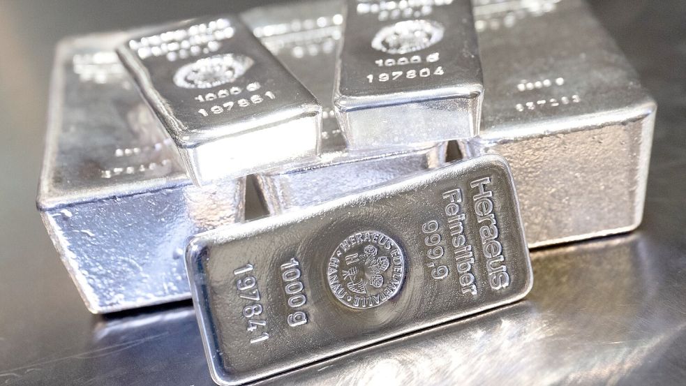 Silber ist massiv gefragt. (Archivbild) Foto: Sven Hoppe