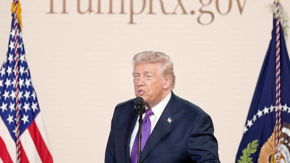 Trumps neue Regierungswebsite soll Amerikanern helfen, günstiger an Medikamente zu kommen. Foto: Alex Brandon/AP/dpa