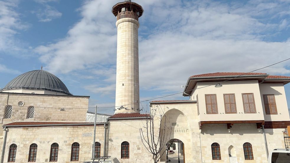 Die Habibi Neccar-Moschee wurde pünktlich zum Besuch des Präsidenten fertiggestellt. Foto: Mirjam Schmitt