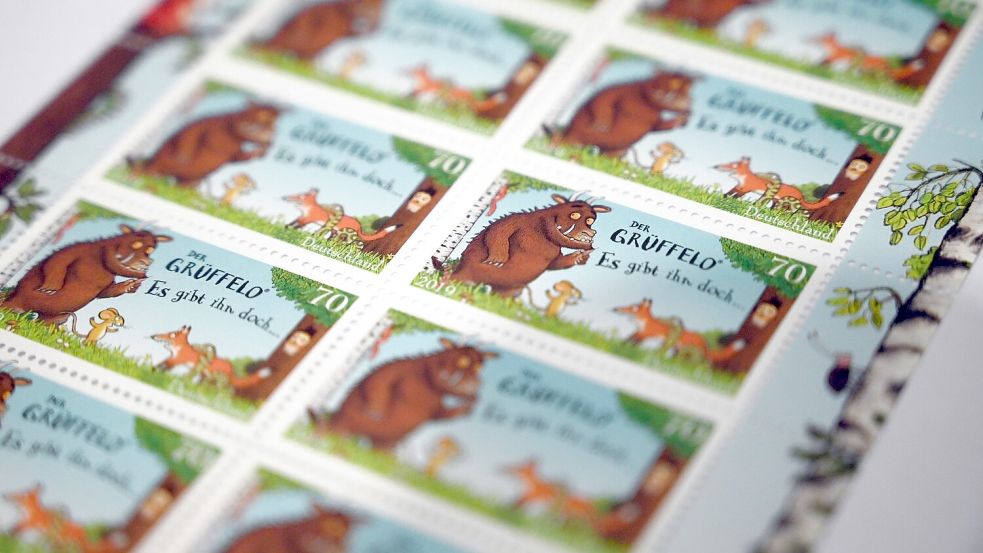 Selbst eine Briefmarke wurde dem „Grüffelo“ bereits gewidmet. (Archivbild) Foto: Henning Kaiser
