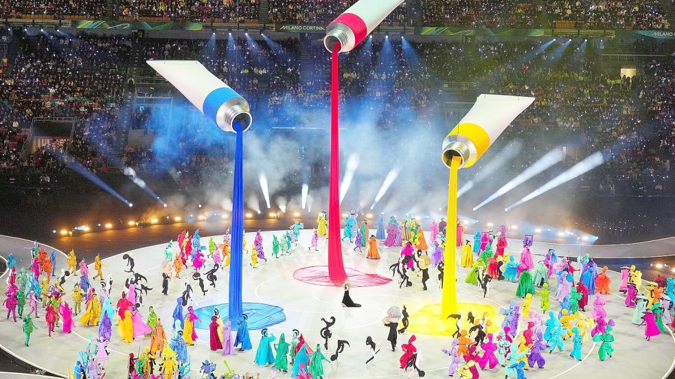 Farbenfroh ging die Eröffnungsfeier über die Bühne. Foto: Michael Kappeler