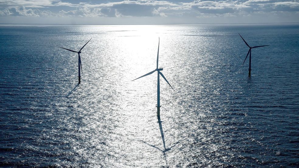 Von der Nordsee wurden im vergangenen Jahr laut Tennet insgesamt 20,8 TWh Windenergie an Land übertragen. (Archivbild) Foto: Sina Schuldt