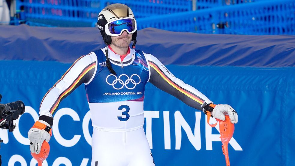 Zu wenig für eine Medaille: Linus Straßer nach dem Slalom. Foto: Julia Demaree Nikhinson/AP/dpa