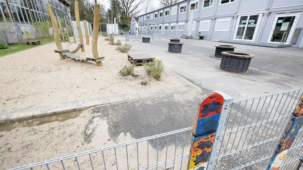 Der Internationale Bund West (IB) gGmbH ist nicht nur Träger der Kita Lüttenhütt in Hellern, sondern noch diverser anderer Angebote in Osnabrück – von Schulsozialarbeit bis zur Bereitschaftspflege für Babys und Kleinkinder in Notsituationen. Was wird nun daraus angesichts des laufenden Insolvenzverfahrens des IB West? Foto: Jörn Martens