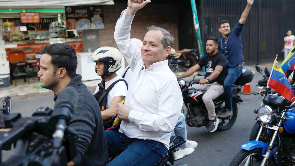 Juan Pablo Guanipa soll kurz nach seiner Freilassung entführt worden sein Foto: Cristian Hernandez/AP/dpa