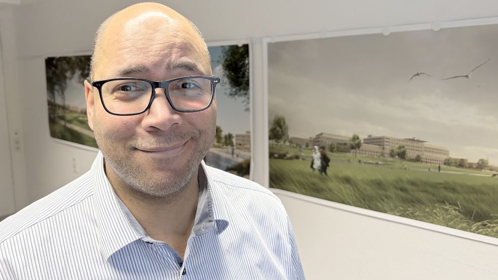 Fiam Lawson ist seit 1. Januar 2023 Personalchef der Kliniken Aurich-Emden-Norden.Foto: Aiko Recke