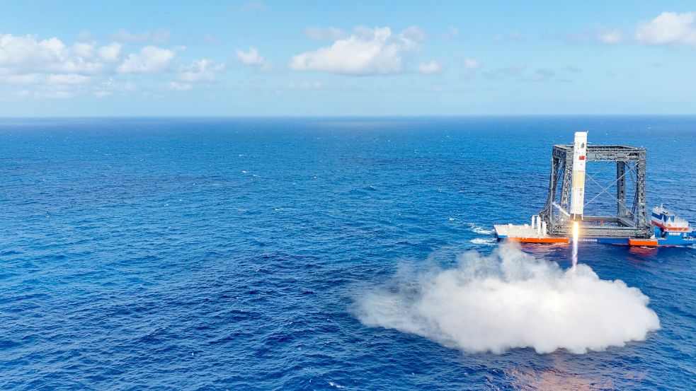 Mit dem Test machte China einen weiteren Schritt für seine Mondmission. Foto: Han Qingce/XinHua/dpa