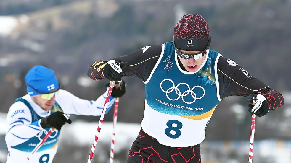 Vinzenz Geiger war bei seinem ersten Olympia-Rennen in Italien nicht in Topform. Foto: Daniel Karmann