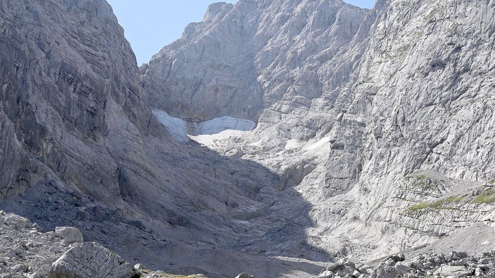 Die deutschen Gletscher sind stark zurückgegangen - wie hier der Blaueisgletscher. (Illustration) Foto: Angelika Warmuth