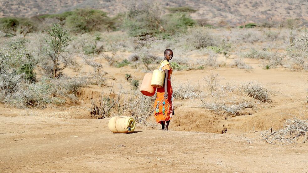 Die Dürreperioden in Regionen von Kenia verschlimmern sich aufgrund des Klimawandels. (Illustration) Foto: Brian Inganga/AP/dpa