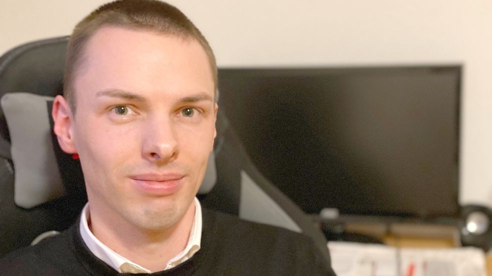 Peter Jacobs in seinem Home-Office. Foto: Imke Oltmanns