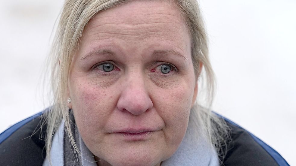 Unter Tränen erklärte IOC-Chefin Kirsty Coventry den Ausschluss von Heraskewytsch. Foto: Fatima Shbair/AP/dpa