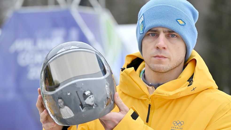 Von den olympischen Wettbewerben ausgeschlossen: Der ukrainische Skeleton-Pilot Wladislaw Heraskewytsch. Foto: Robert Michael