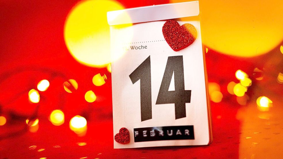 Hochkonjunktur für rote Herzen: der Valentinstag. (Archivbild) Foto: Sina Schuldt