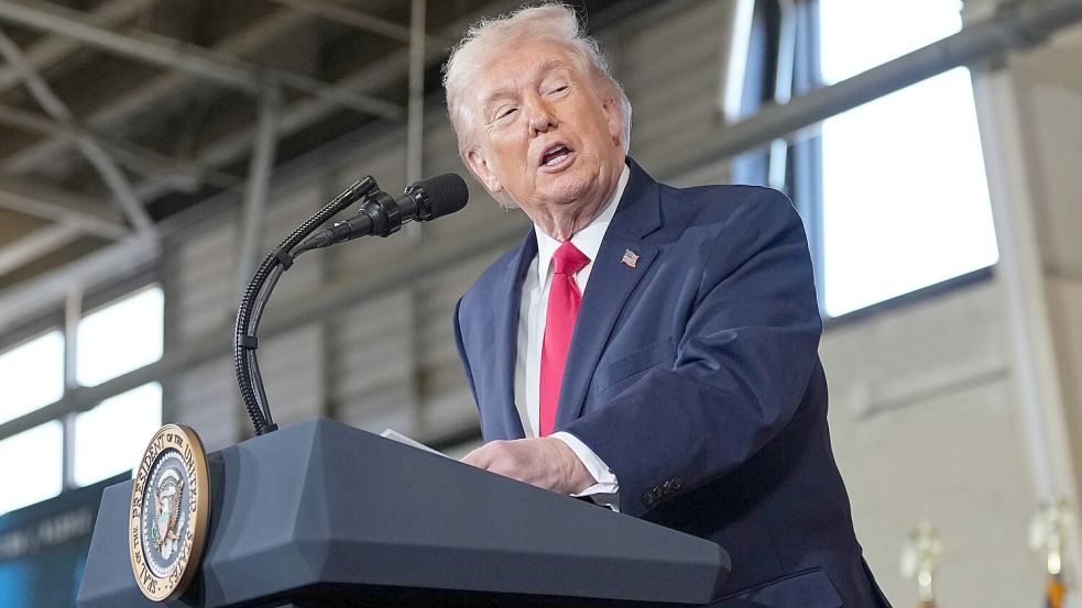 Es läuft nicht rund für Trump. Es gibt kein frisches Geld mehr für das US-Heimatschutzministerium. Foto: Matt Rourke/AP/dpa