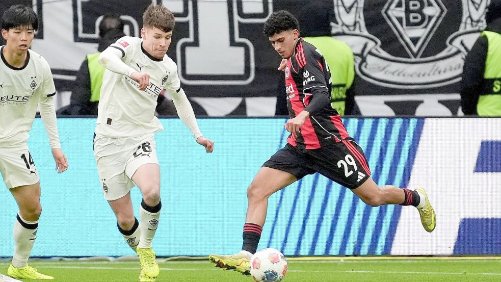 Erzielte das zweite Frankfurter Tor: Ayoube Amaimouni-Echghouyab. Foto: Marc Schüler