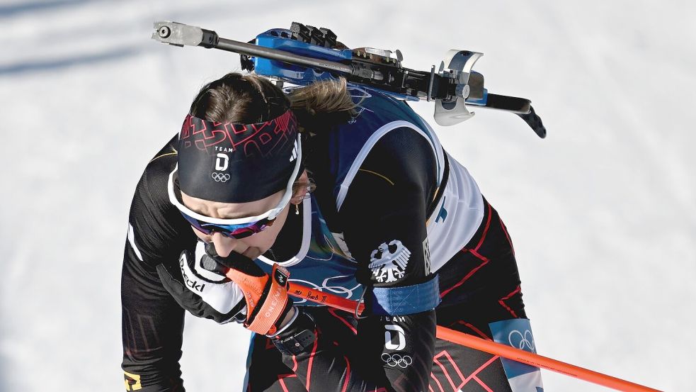 Im Ziel flossen bei Franziska Preuß die Tränen. Foto: Hendrik Schmidt