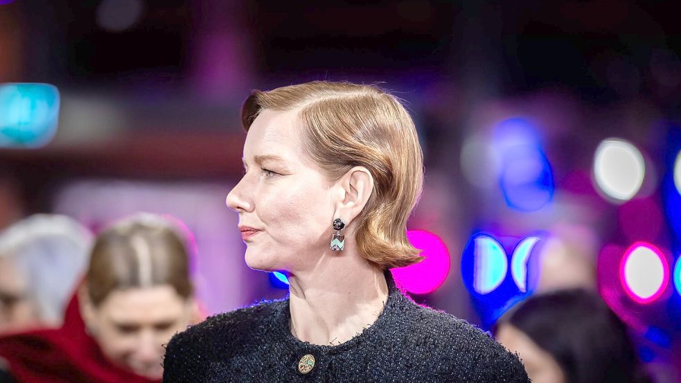 Sandra Hüller vor der Premiere. Foto: Christoph Soeder/dpa