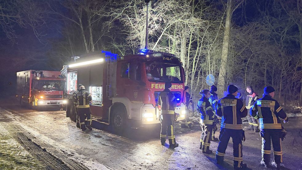 Am Abend hat es einen Einsatz der Rettungskräfte in Norden gegeben. Foto: Feuerwehr Norden/Thomas Weege